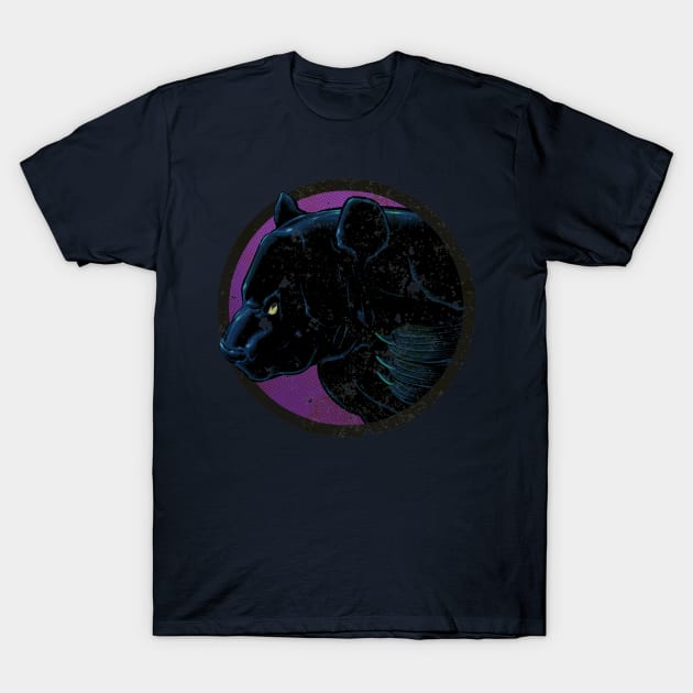 The Black Panda T-Shirt by ThirteenthFloor